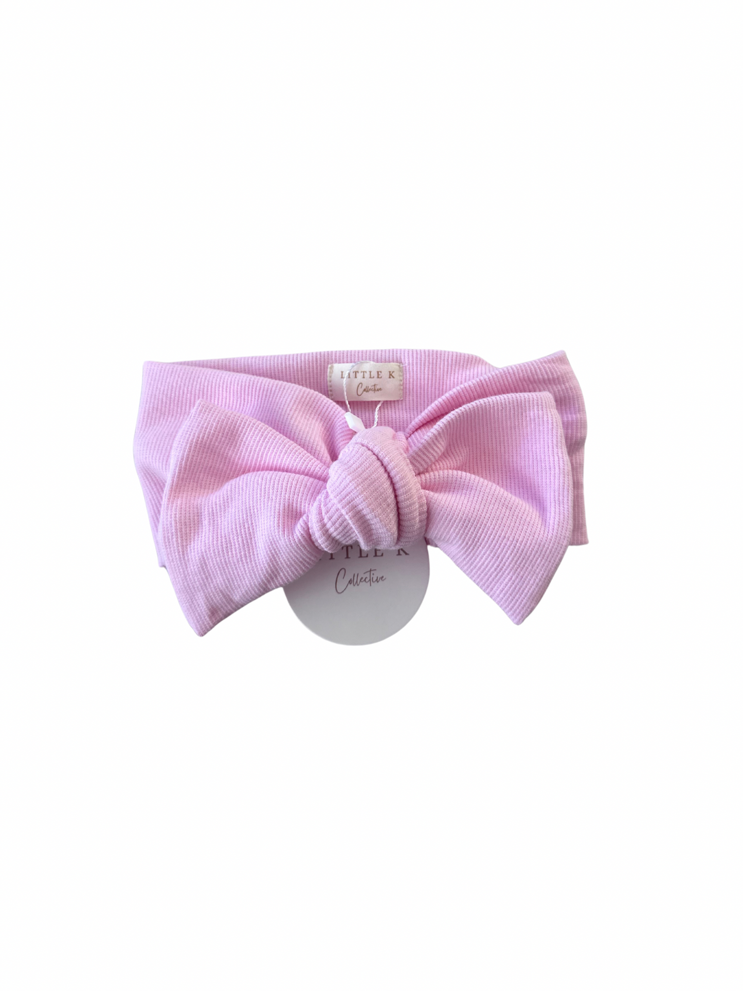 Pink Aster Ribbed Bow